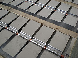 Aufbringen der Aluminium-Wrmeverteiler
